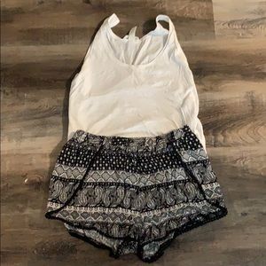 Summer Shorts & Crop Shirt